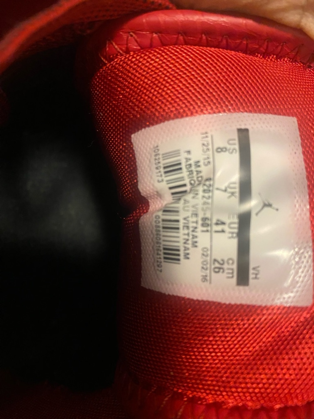 Nike Red and White Low-Top Sneakers - Picture 4 of 4